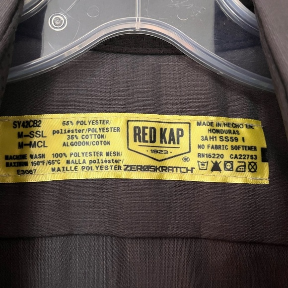 Red Kap Men’s Short Sleeve Performance Plus Shop Shirt M - Picture 8 of 14